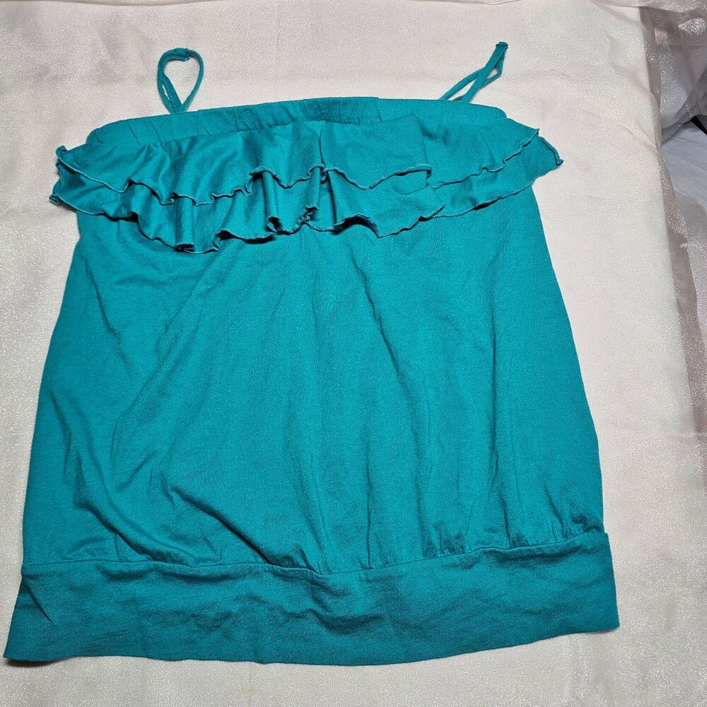 Lane Bryant Teal Sleeveless/Straples Top Size 14/16 EUC